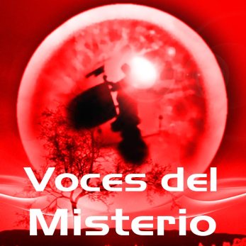 Logotipo "Voces del Misterio" (diseño: Paranormalia)